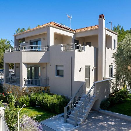Louloudis Pool Villa Skala Rachoni  外观 照片