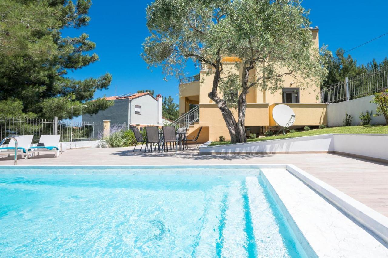 Louloudis Pool Villa Skala Rachoni  外观 照片