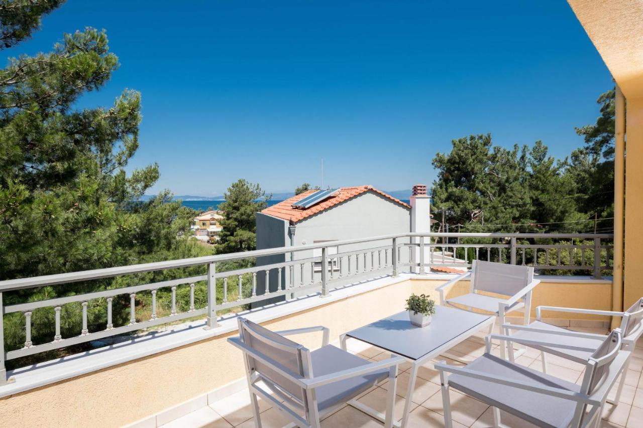 Louloudis Pool Villa Skala Rachoni  外观 照片
