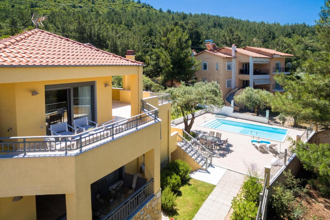 Louloudis Pool Villa Skala Rachoni  外观 照片