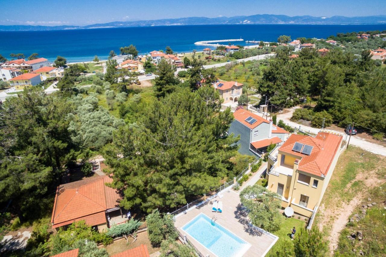 Louloudis Pool Villa Skala Rachoni  外观 照片