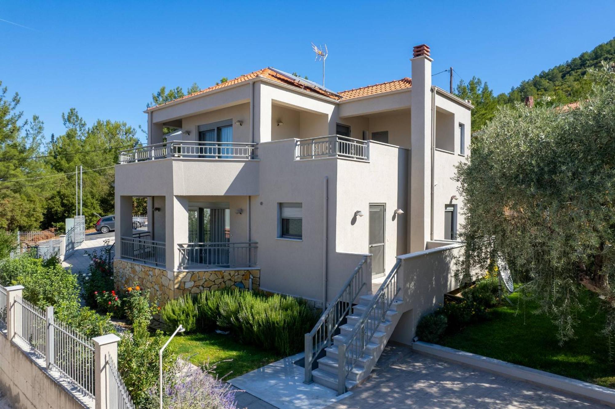 Louloudis Pool Villa Skala Rachoni  外观 照片